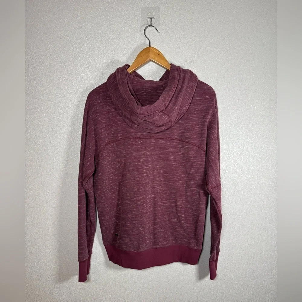 Lululemon Om & Roam Pullover Double Zipper Hoodie In Heathered Berry Size 4 A23